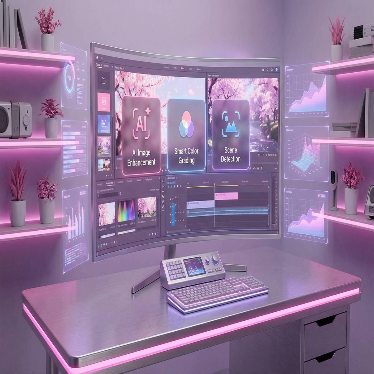 幼女漫画AI传媒剪辑